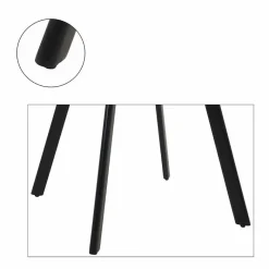 Clearance Wohnen Esszimmertisch und Stühle Set - Ziadovas (fünfteilig)