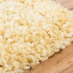 Online Wohnen Ethno Läufer oder Teppich in Gelb & Creme - Kareta