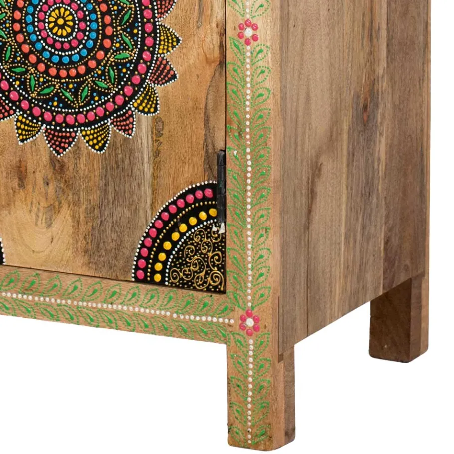 Sale Wohnen Ethno Style Highboard handbemalt - Azua