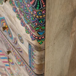 Best Wohnen Ethno Style Schrank handbemalt - Azua