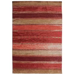 Best Wohnen Ethno Style Teppich in Rot Beige - Bilbaos