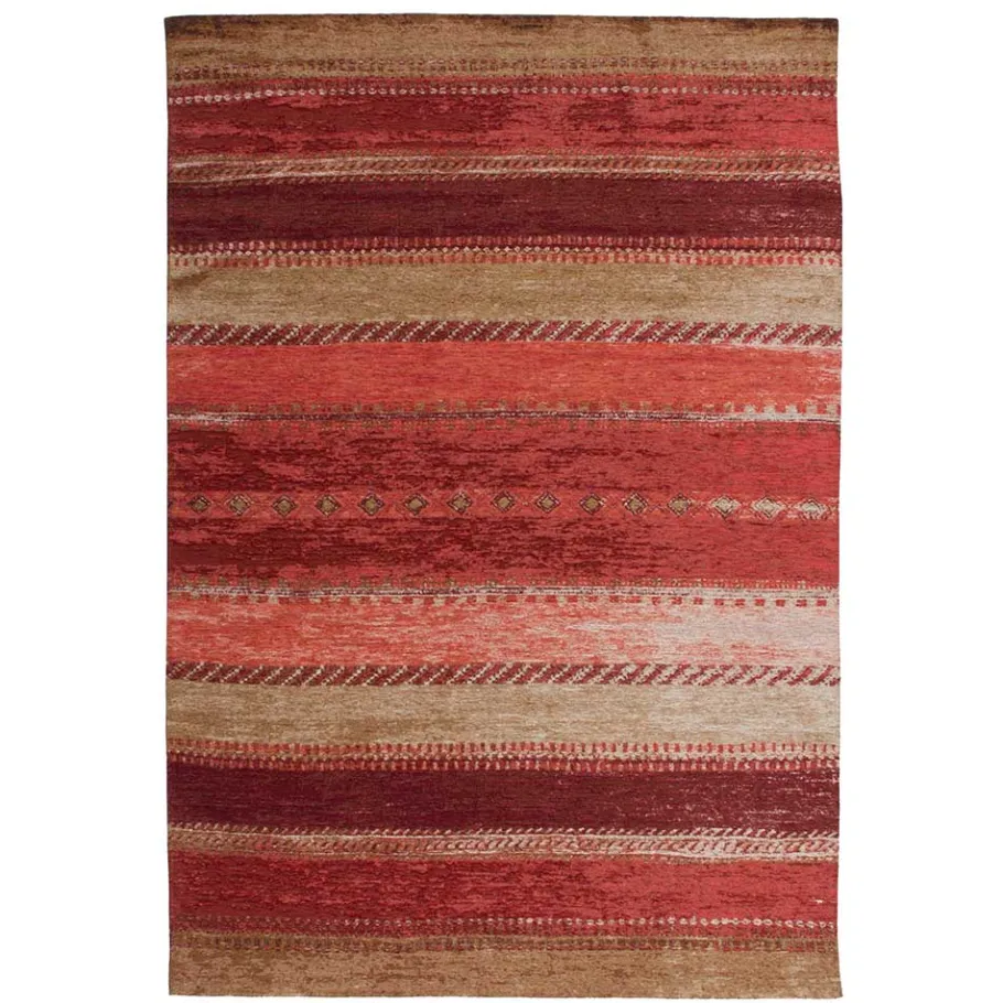 Best Wohnen Ethno Style Teppich in Rot Beige - Bilbaos