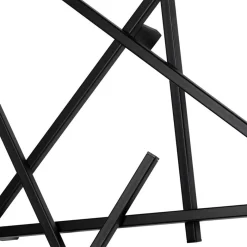 Wohnen Extravagante Wandgarderobe in Schwarz - Volkma