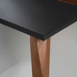 Online Wohnen Extravaganter Tisch in Schwarz & Nussbaum - Raidow