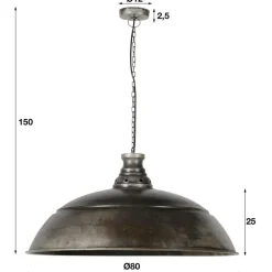 Wohnen Factory Hängeleuchte mit 80cm Schirm - Buama