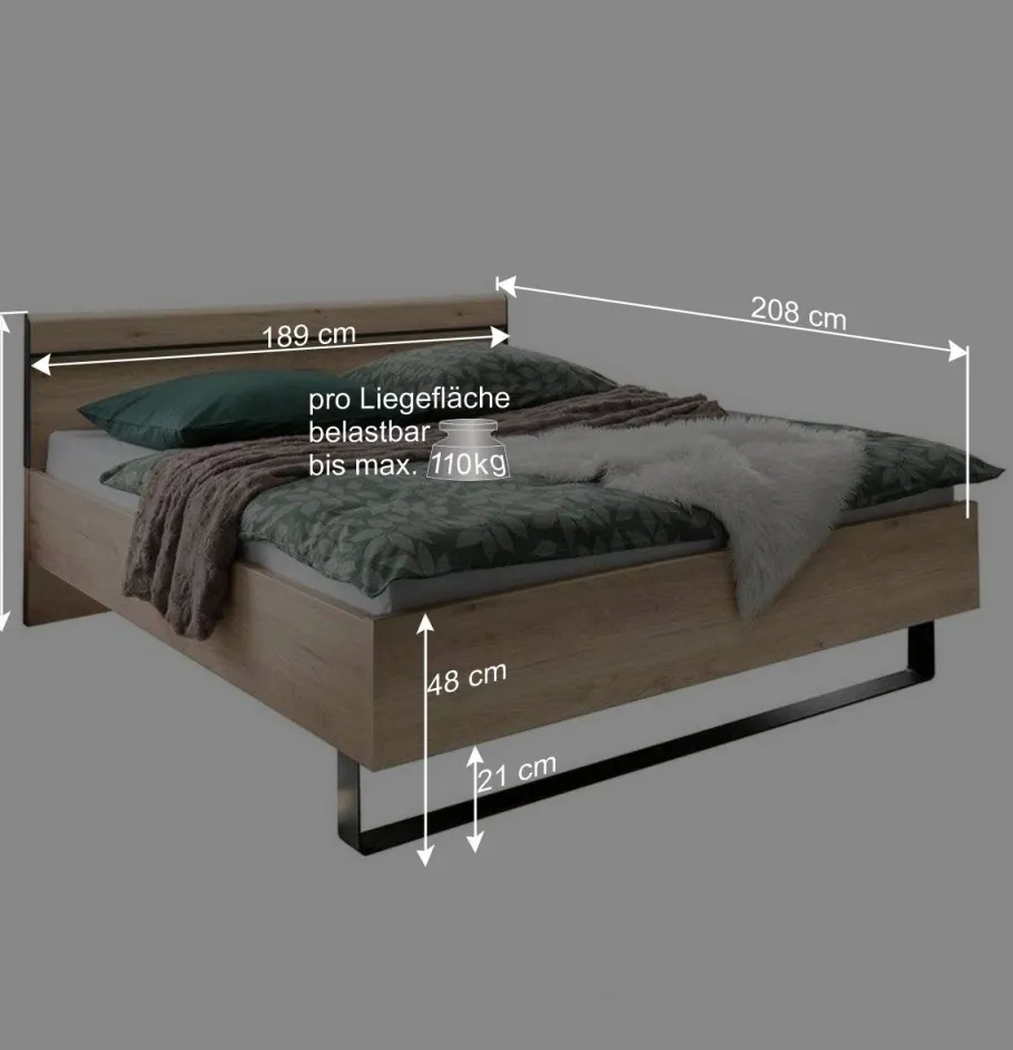 Best Wohnen Factory Schlafzimmer Einrichtung Set - Licruva (vierteilig)