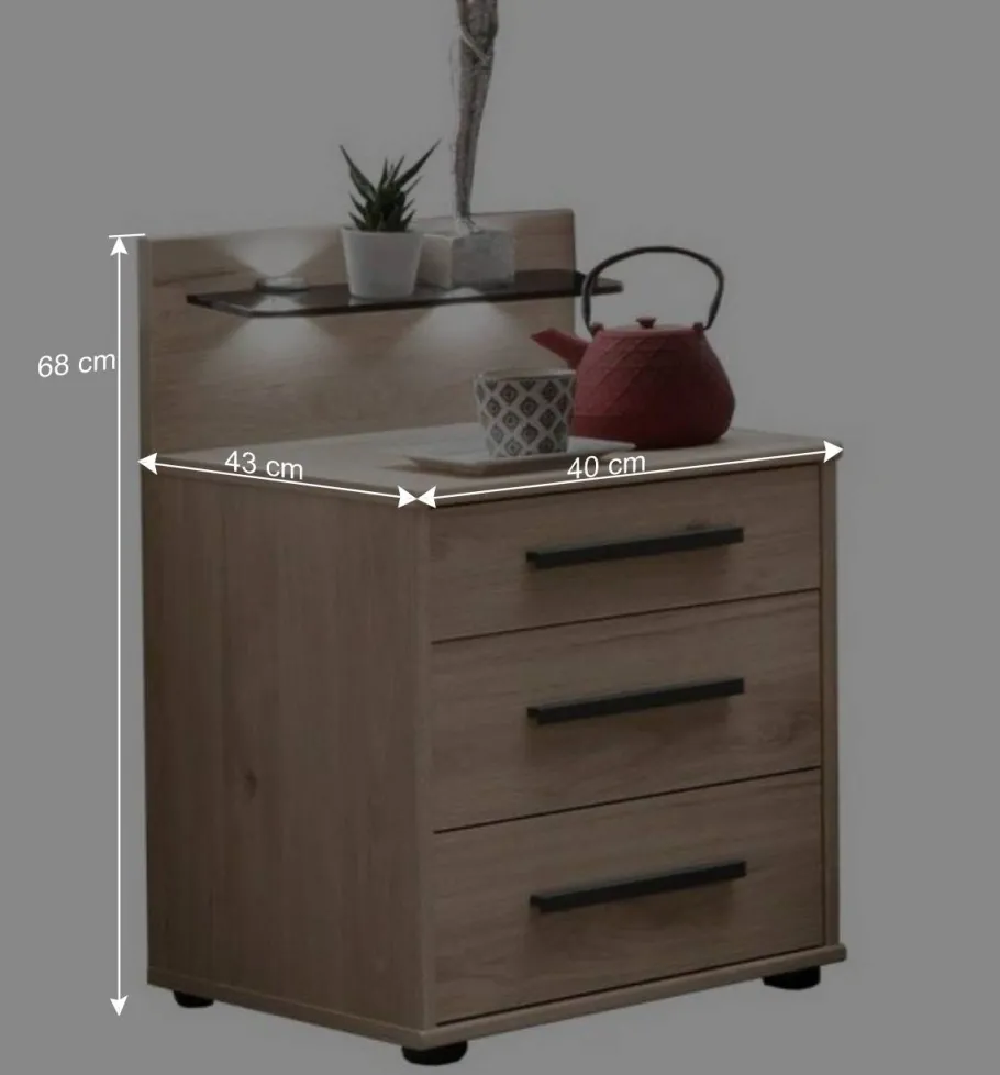 Best Wohnen Factory Schlafzimmer Einrichtung Set - Licruva (vierteilig)