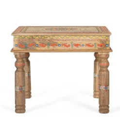 Best Wohnen Farbenfroh bemalter Couchtisch im Boho Style - Portland