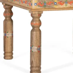 Best Wohnen Farbenfroh bemalter Couchtisch im Boho Style - Portland