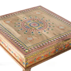 Best Wohnen Farbenfroh bemalter Couchtisch im Boho Style - Portland