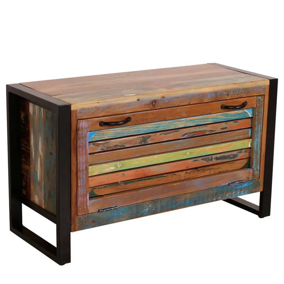 Clearance Wohnen Farbenfrohe Flureinrichtung im Shabby Chic - Vosbadus (vierteilig)