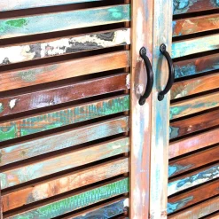 Clearance Wohnen Farbenfrohe Flureinrichtung im Shabby Chic - Vosbadus (vierteilig)