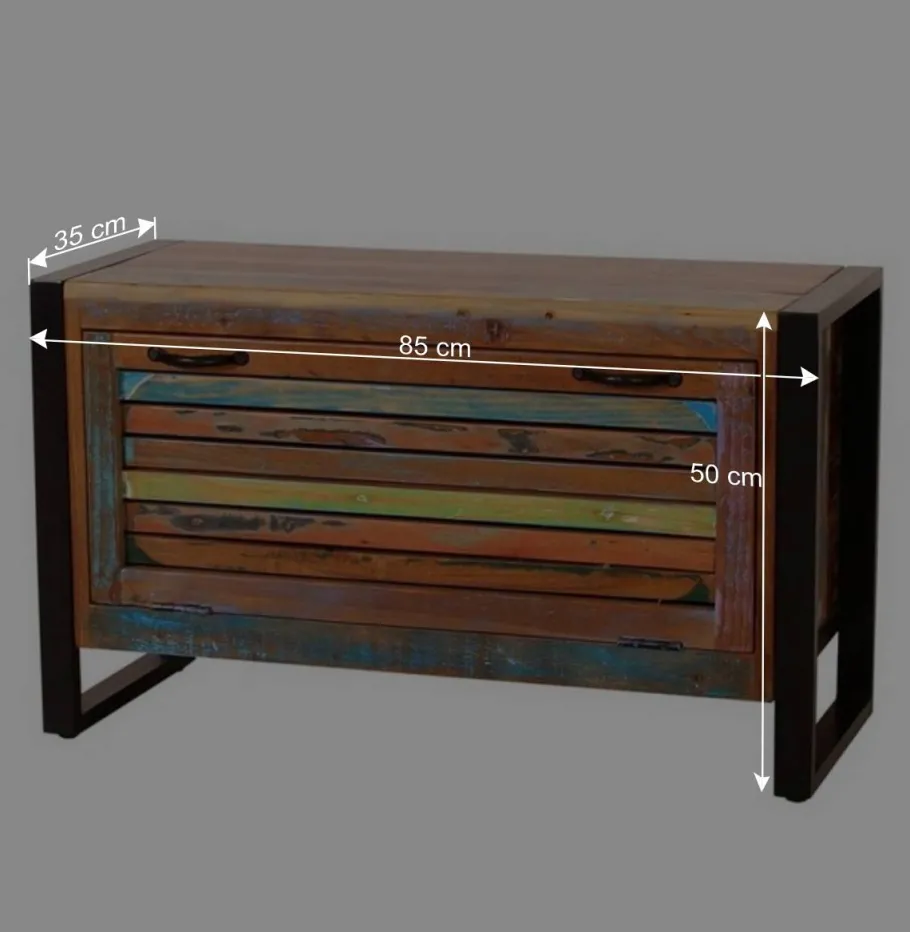 Clearance Wohnen Farbenfrohe Flureinrichtung im Shabby Chic - Vosbadus (vierteilig)