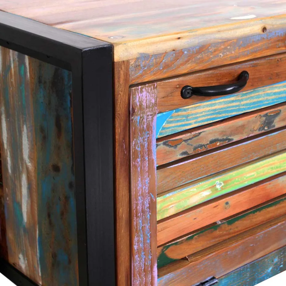 Clearance Wohnen Farbenfrohe Flureinrichtung im Shabby Chic - Vosbadus (vierteilig)