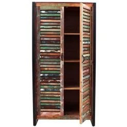Clearance Wohnen Farbenfrohe Flureinrichtung im Shabby Chic - Vosbadus (vierteilig)
