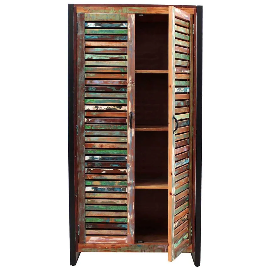 Clearance Wohnen Farbenfrohe Flureinrichtung im Shabby Chic - Vosbadus (vierteilig)