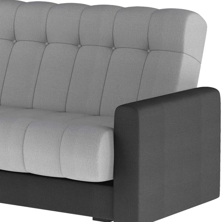 New Wohnen Federkern Klappcouch mit Bettkasten - Lajos