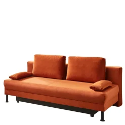 Hot Wohnen Federkern Klappsofa in Kupfer Velours - Sharkas