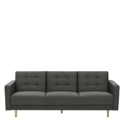Best Wohnen Federkern Schlafcouch mit drei Sitzplätzen - Durai