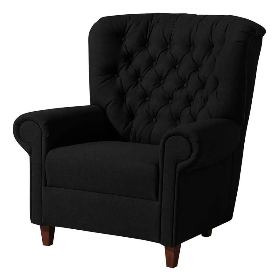 New Wohnen Federkern Sessel im Chesterfield Look - Cochon