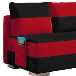 Sale Wohnen Federkern Sofabett in Schwarz und Rot - Nusret