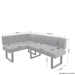 Discount Wohnen Federkern-Eckbank für moderne Esszimmer - Gulica