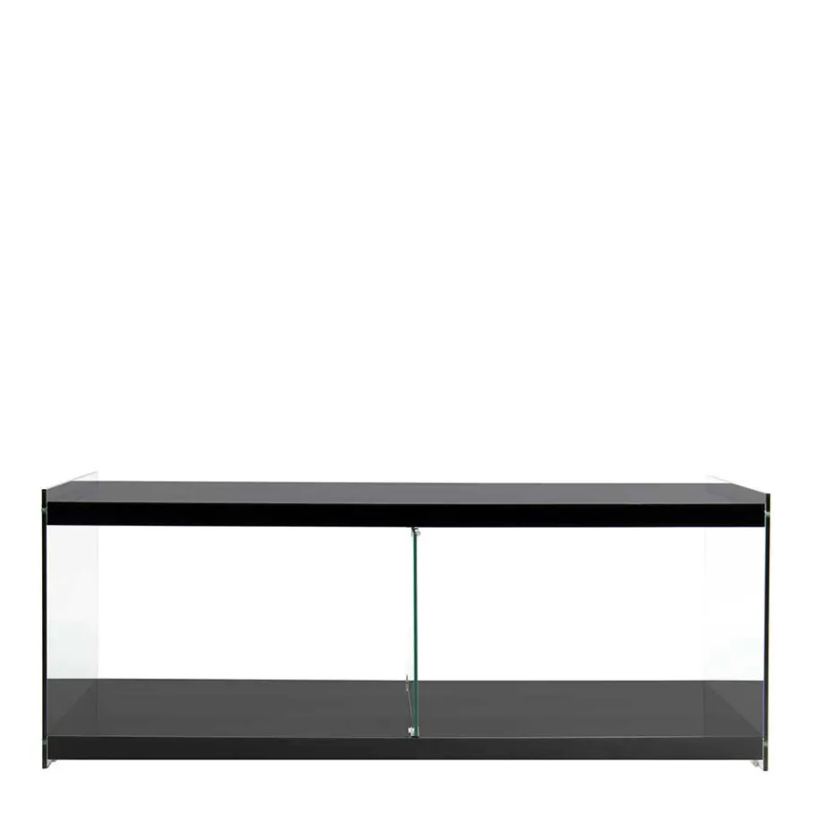 Wohnen Fernseher Tisch in Schwarz MDF - Sulara