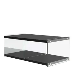 Wohnen Fernseher Tisch in Schwarz MDF - Sulara