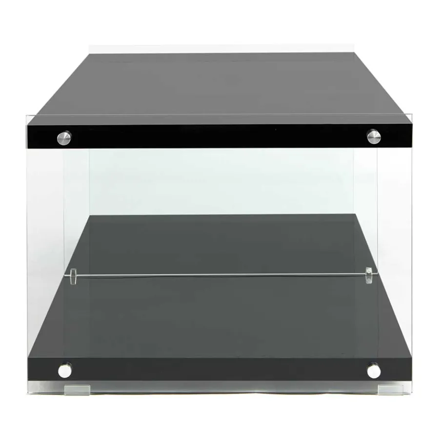 Wohnen Fernseher Tisch in Schwarz MDF - Sulara