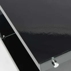 Wohnen Fernseher Tisch in Schwarz MDF - Sulara