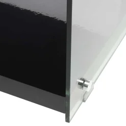 Wohnen Fernseher Tisch in Schwarz MDF - Sulara
