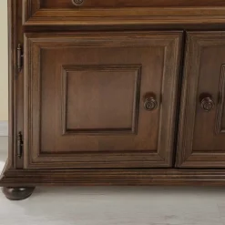 Discount Wohnen Fernseher Unterschrank in Walnussfarben - Manicos