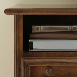 Discount Wohnen Fernseher Unterschrank in Walnussfarben - Manicos