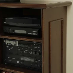 Discount Wohnen Fernseher Unterschrank in Walnussfarben - Manicos