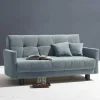 Discount Wohnen Flachgewebe Bettcouch in Hellblau - Zitizen