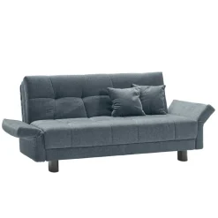 Discount Wohnen Flachgewebe Bettcouch in Hellblau - Zitizen