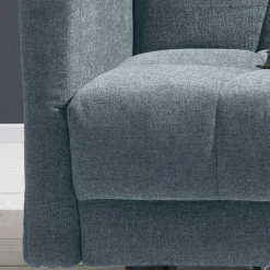 Discount Wohnen Flachgewebe Bettcouch in Hellblau - Zitizen