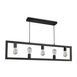 Clearance Wohnen 5-flammige Hängelampe im Industrial Style - Juareza