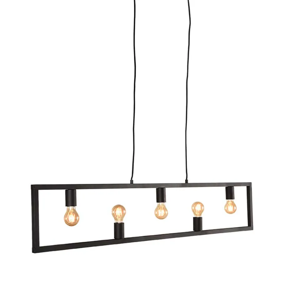 Clearance Wohnen 5-flammige Hängelampe im Industrial Style - Juareza