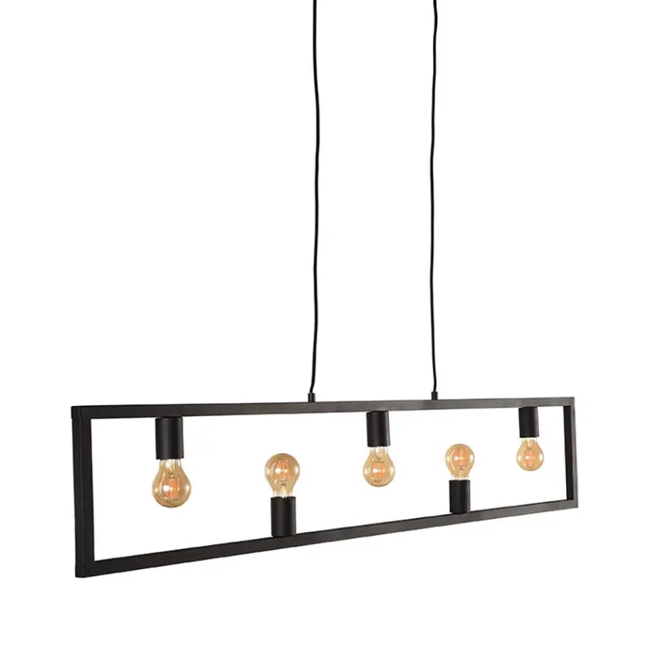 Clearance Wohnen 5-flammige Hängelampe im Industrial Style - Juareza