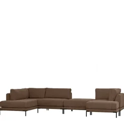 Sale Wohnen Flexible Couch aus Modulen in Braun - Ravonia (fünfteilig)
