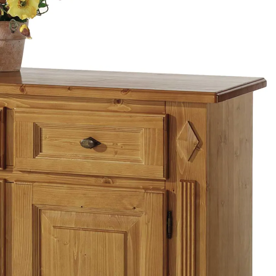 Clearance Wohnen Flur Kommode Terezza aus Fichte Massivholz