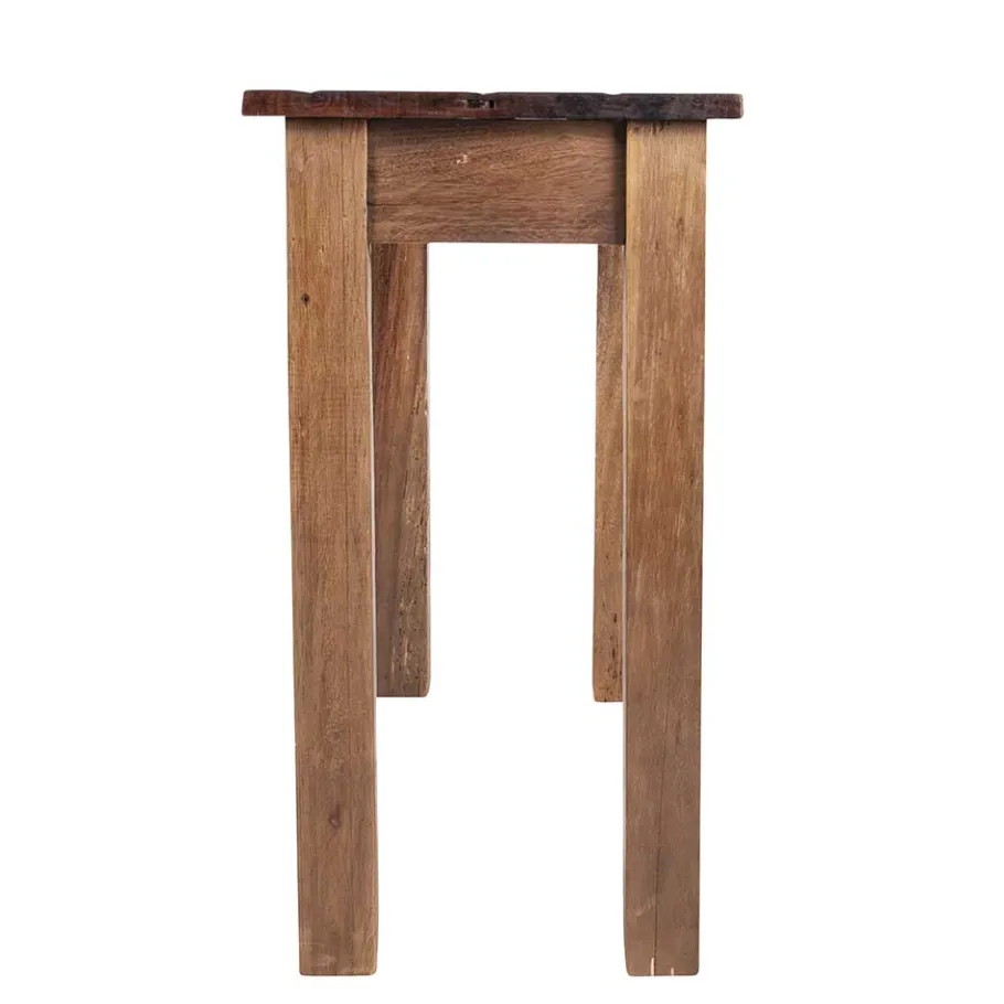 New Wohnen Flur Konsolentisch Mangato aus Teak Altholz