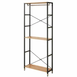 Sale Wohnen Flur Regal Garderobe mit zwei Kleiderstangen - Vilettra