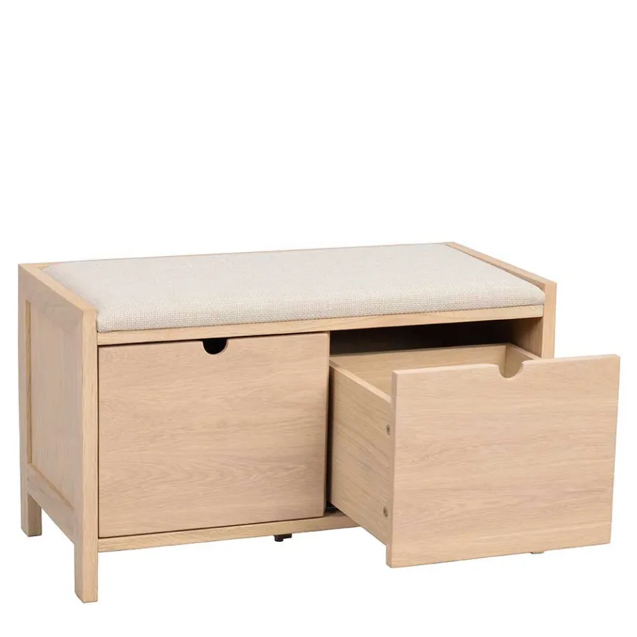 New Wohnen Flurbank & Hängegarderobe Set - Pluta (zweiteilig)