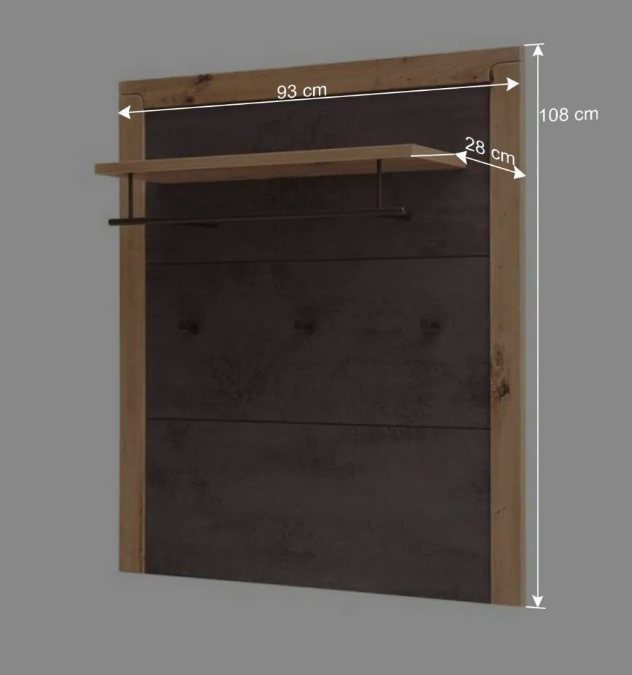 Discount Wohnen Flureinrichtung Komplettset modern - Carry (fünfteilig)