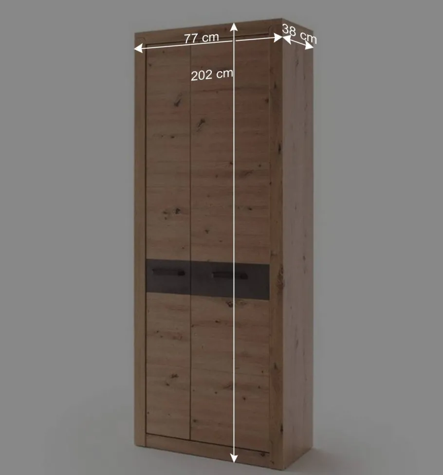 Discount Wohnen Flureinrichtung Komplettset modern - Carry (fünfteilig)