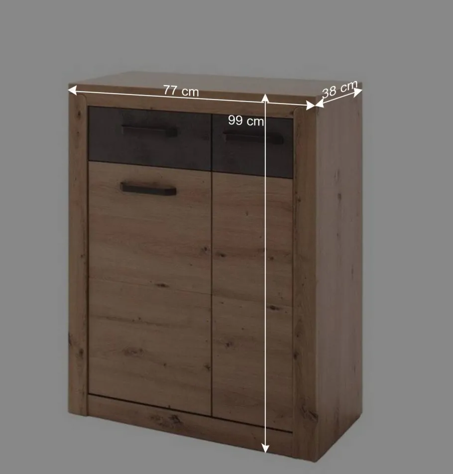 Discount Wohnen Flureinrichtung Komplettset modern - Carry (fünfteilig)