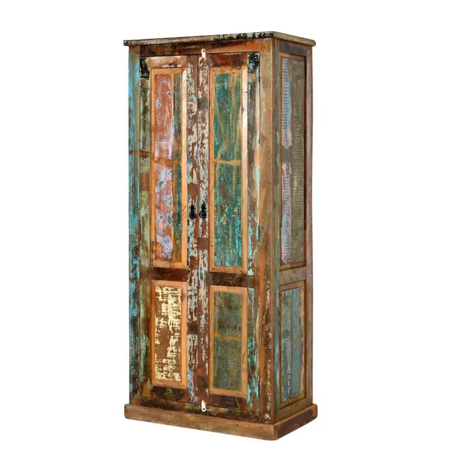 Hot Wohnen Flurgarderobenset Jamaica in Bunt Shabby Chic (sechsteilig)