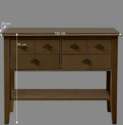 Clearance Wohnen Flurmöbel Set Piatra aus Kiefer Massivholz (zweiteilig)